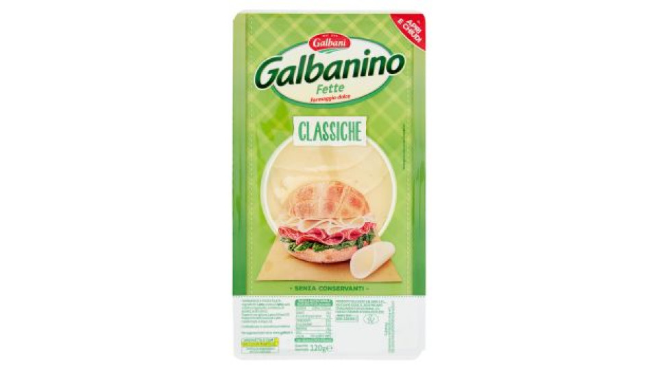 Galbani Galbanino Fette formaggio dolce Classiche 120 g