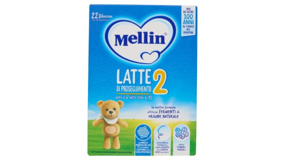 Mellin 2 - Latte Di Proseguimento In Polvere Per Lattanti Dal 6° Al 12° Mese 770g
