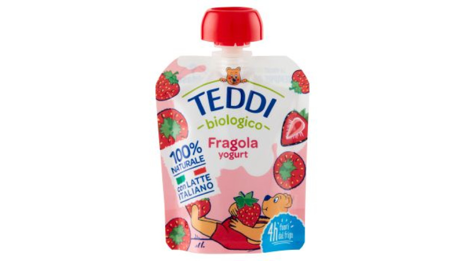 Teddi biologico Fragola yogurt 85 g