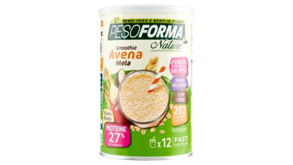 Pesoforma Nature Smoothie gusto Avena e Mela, sostitutivo del pasto, 202 kcal a pasto, 420g