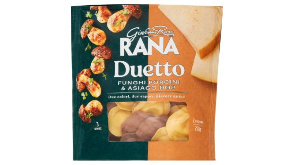 Giovanni Rana Duetto Funghi Porcini & Asiago DOP 250 gr.