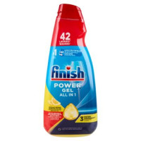 Finish Power Gel Lemon 2 x 42 lavaggi liquido lavastoviglie 2 x 940 ml