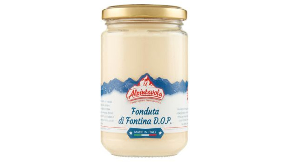 Alpintavola, fonduta di fontina