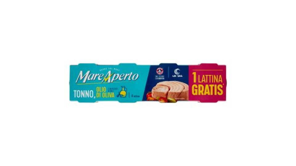 Mare Aperto Tonno, Olio di Oliva e un Pizzico di Sale 3 x 70 g