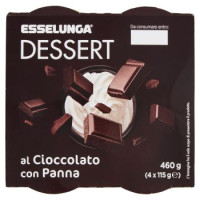 Esselunga, dessert al cioccolato con panna