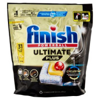 Finish Ultimate Plus All In One Lemon pastiglie lavastoviglie 31 lavaggi 378,2 g
