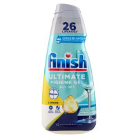 Finish Ultimate + Igiene Gel Napisan Lemon liquido lavastoviglie 26 lavaggi 560 ml