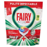 Fairy Pastiglie Lavastoviglie Platinum, Detersivo Piatti Limone, 14 Capsule 209 g