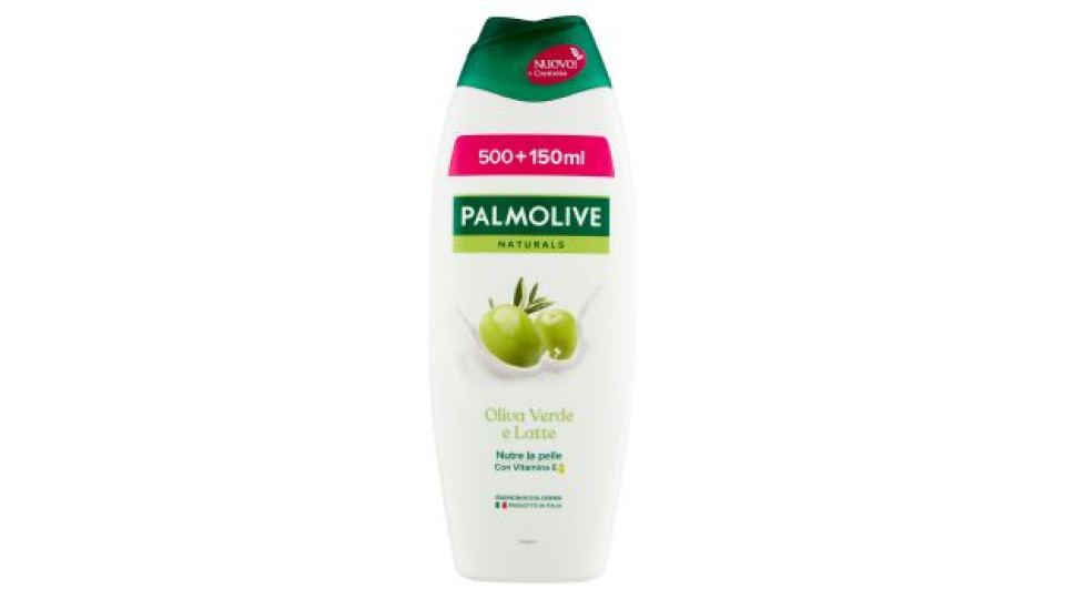 Palmolive bagnoschiuma Naturals Oliva Verde e Latte Idratante...