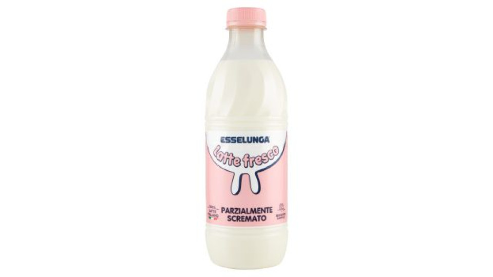 Esselunga, latte UHT parzialmente scremato 100% italiano