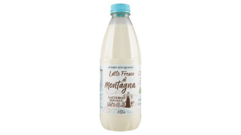 Latteria Sociale Valtellina Latte fresco di montagna intero Alta Qualità