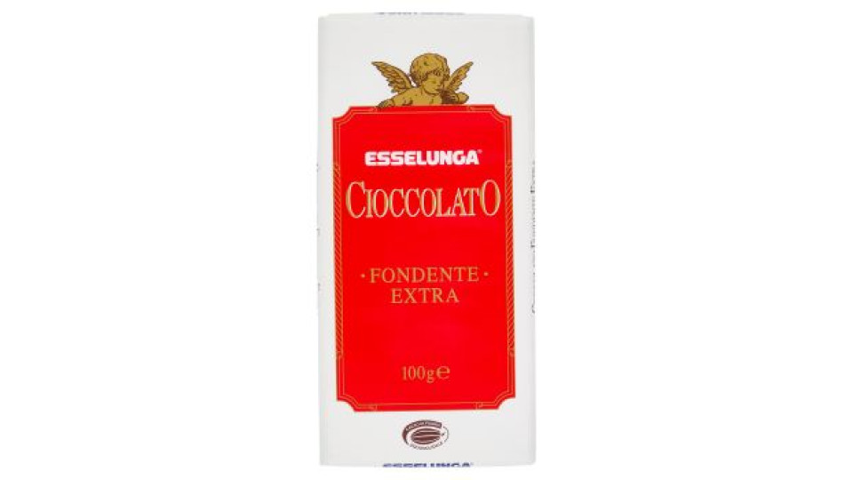 Cioccolato Fondente Extra Cacao: 72% Minimo