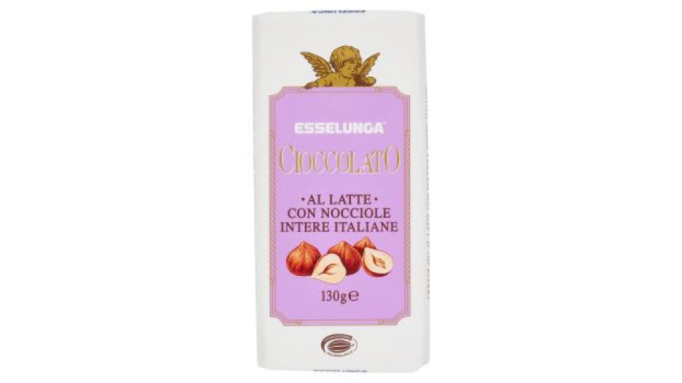 Esselunga, cioccolato al latte con nocciole intere