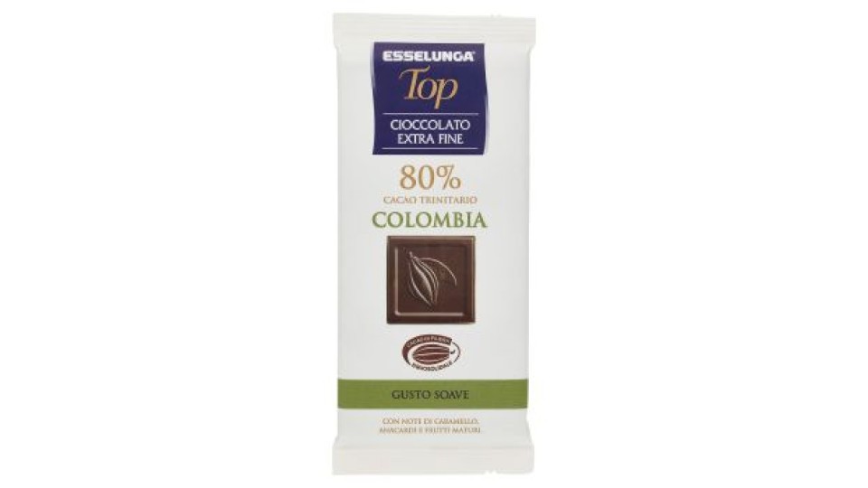 Esselunga Top, cioccolato extra fine Colombia