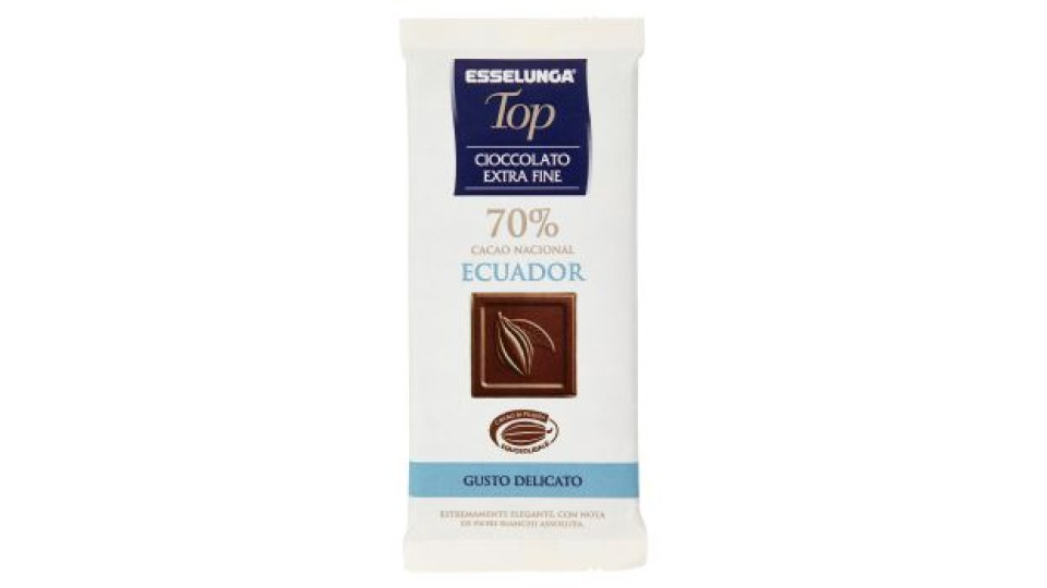 Esselunga Top, cioccolato extra fine Ecuador
