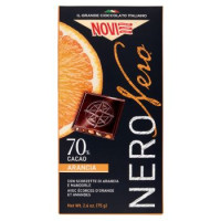 Novi NeroNero 70% Cacao Lime & Menta 75 g