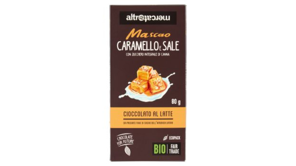 Mascao cioccolato al latte Altromercato