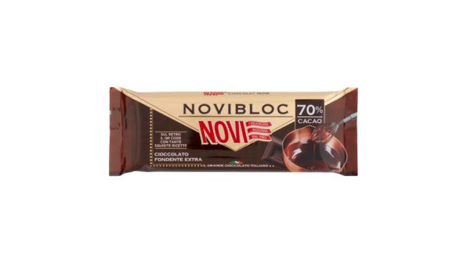 Novi 52% Cacao Fondente Cioccolato Fondente Extra 3 x 100 g