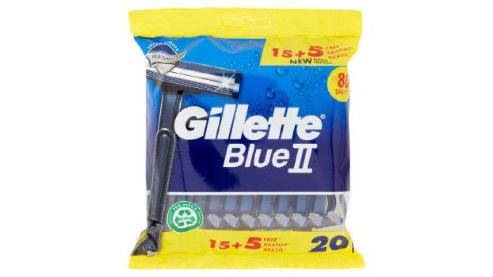Gillette, Blue II rasoio 2 lame usa e getta