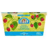 Esselunga Bio, yogurt intero al lampone biologico