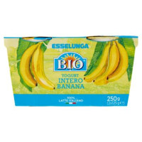 Esselunga Bio, yogurt intero alla banana biologico