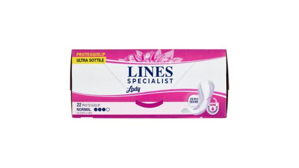 Lines Specialist Lady Proteggislip Normal 22 pz