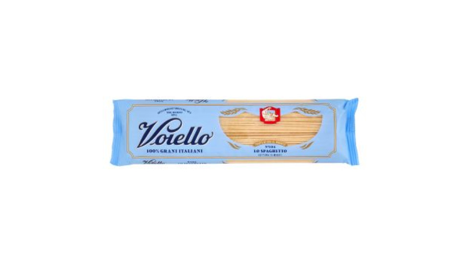Voiello Pasta Lo Spaghetto N°104 grano Aureo 100% italiano Trafilata bronzo 500g