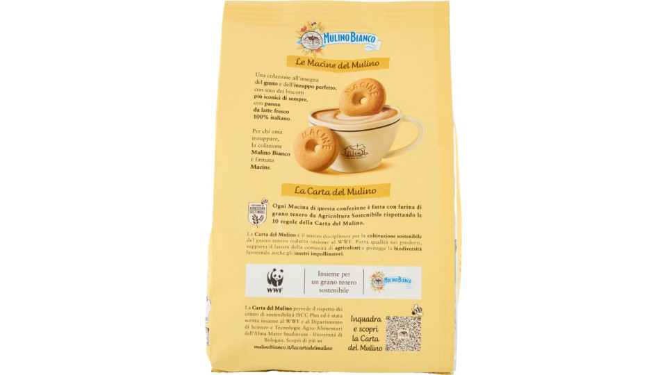 Mulino Bianco Macine Biscotti Con Panna Fresca 350g