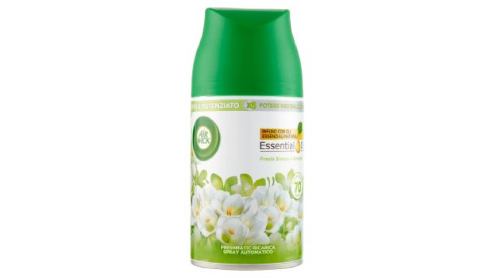 Air Wick Freshmatic Ricarica Fresia Bianca e Gelsomino Profumatore per ambiente 250 ml
