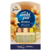 Ambi Pur Profumatore per Ambienti Elettrico Ricarica 3Volution, Nuvole di Cotone 20ml