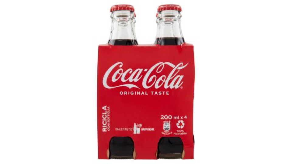 Coca-Cola Original Taste bottiglia di vetro