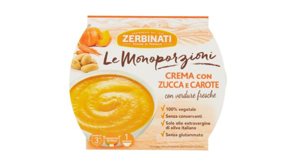Zerbinati Crema con Zucca e Carote