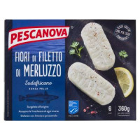 Pescanova, fiori di filetto di merluzzo surgelati