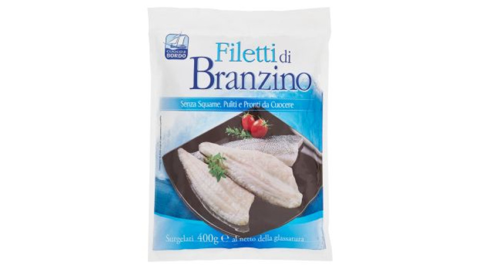 Cuoco di Bordo, filetti di branzino surgelati
