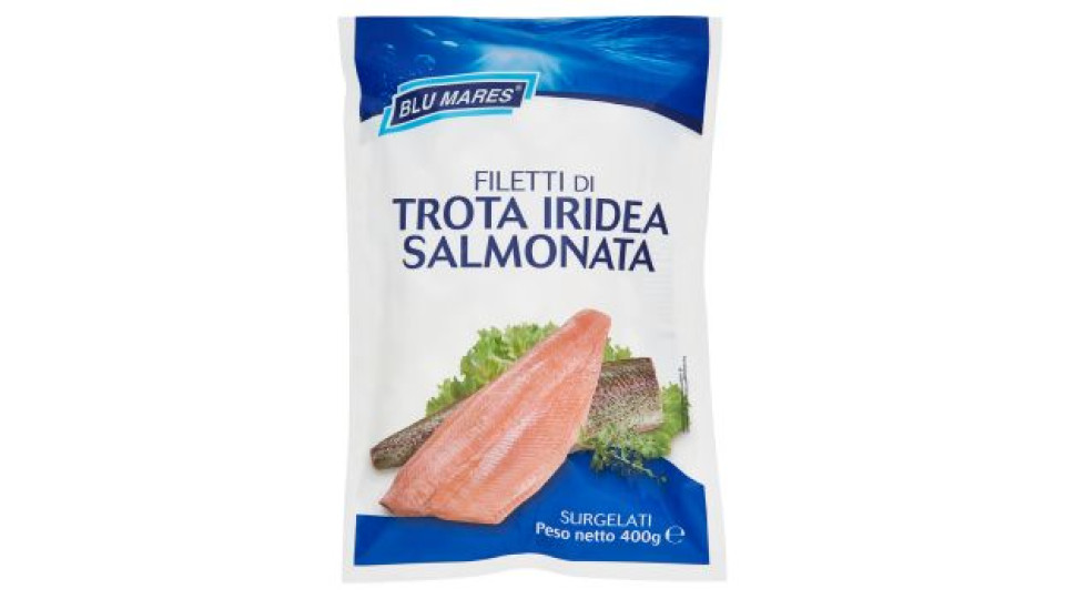 Blu Mares, filetti di trota iridea salmonata surgelati