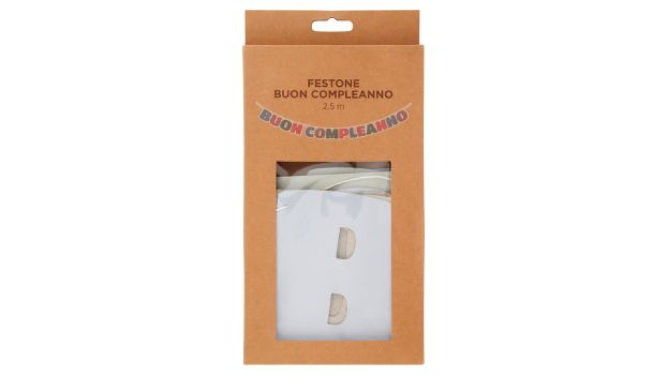 Festone Buon Compleanno, lunghezza