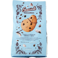 Pavesi Gocciole Coconut Biscotti con Gocce di Cioccolato Fondente e Cocco 320g