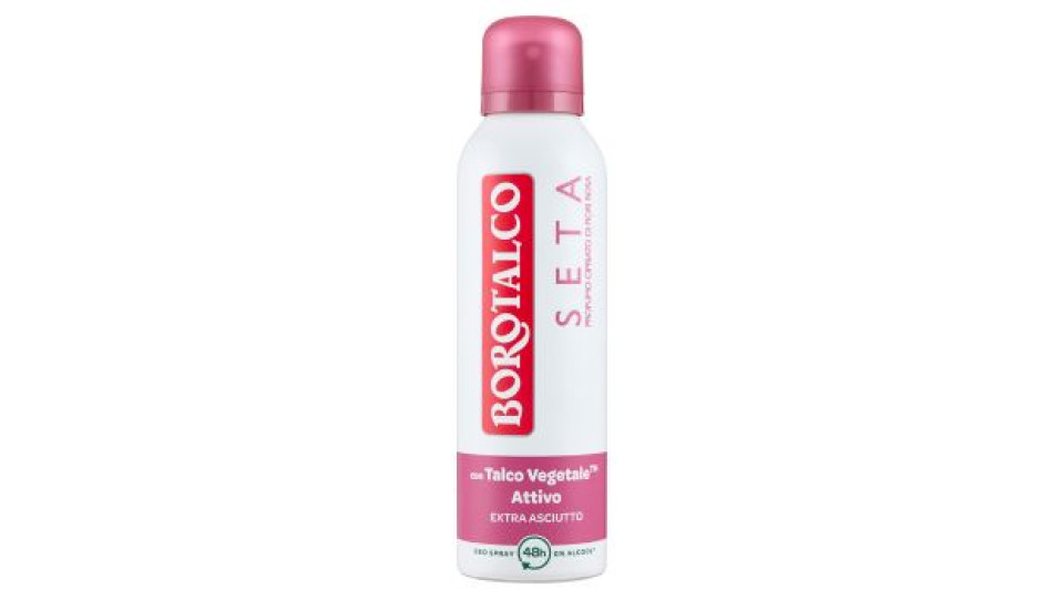 Borotalco Seta Profumo di Talco e Fiori Rosa Deo Spray 150 ml