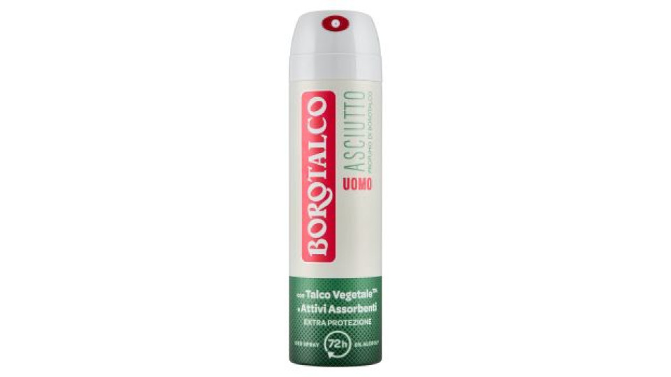Borotalco Uomo Asciutto Profumo Ambrato Deo Spray 150 ml