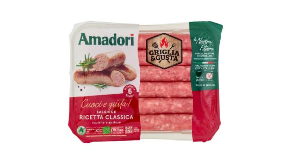 Amadori Salsicce Ricetta Classica 0,400 kg