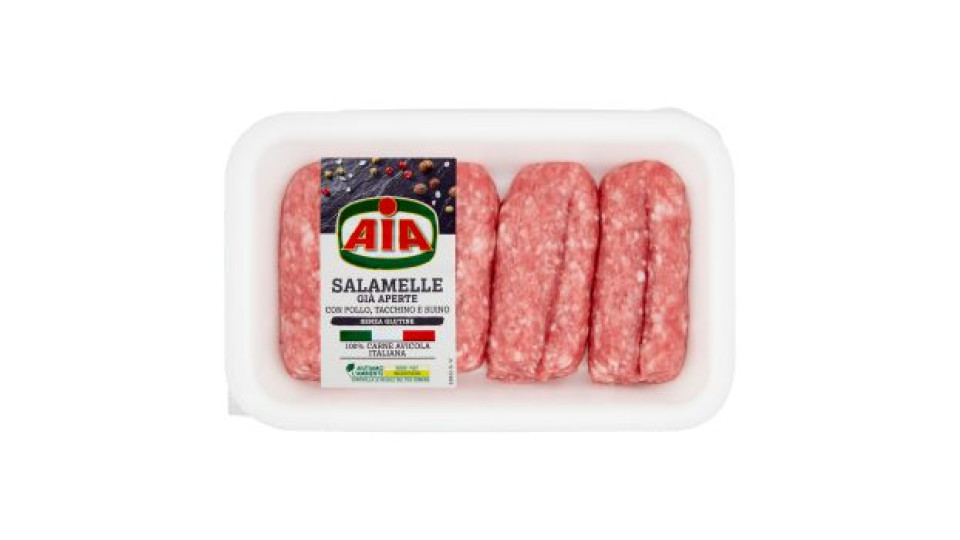 Aia salamelle pollo e tacchino gr340