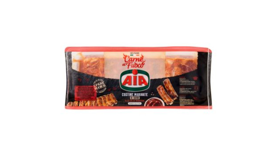 Aia Carne Al Fuoco Costine Marinate Di Suino Alla Paprica Dolce E Peperoncino