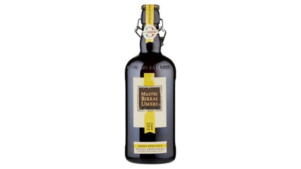 Mastri Birrai Umbri Cotta 21 Birra Speciale Bionda Artigianale Rifermentata in Bottiglia