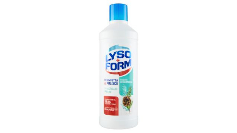 Lysoform Disinfetta & Pulisce Freschezza Alpina 1100 ml