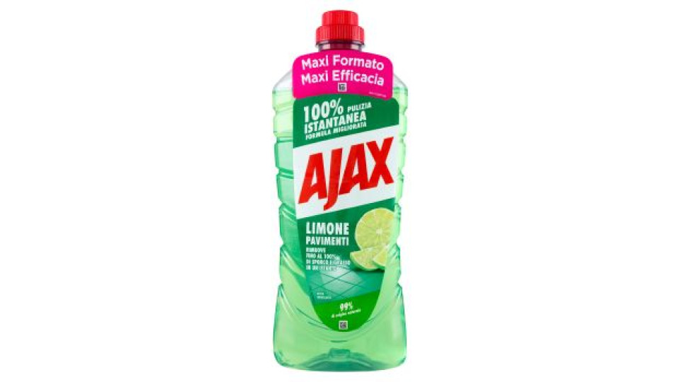 Ajax detersivo pavimenti Limone ultra sgrassante 950 ml