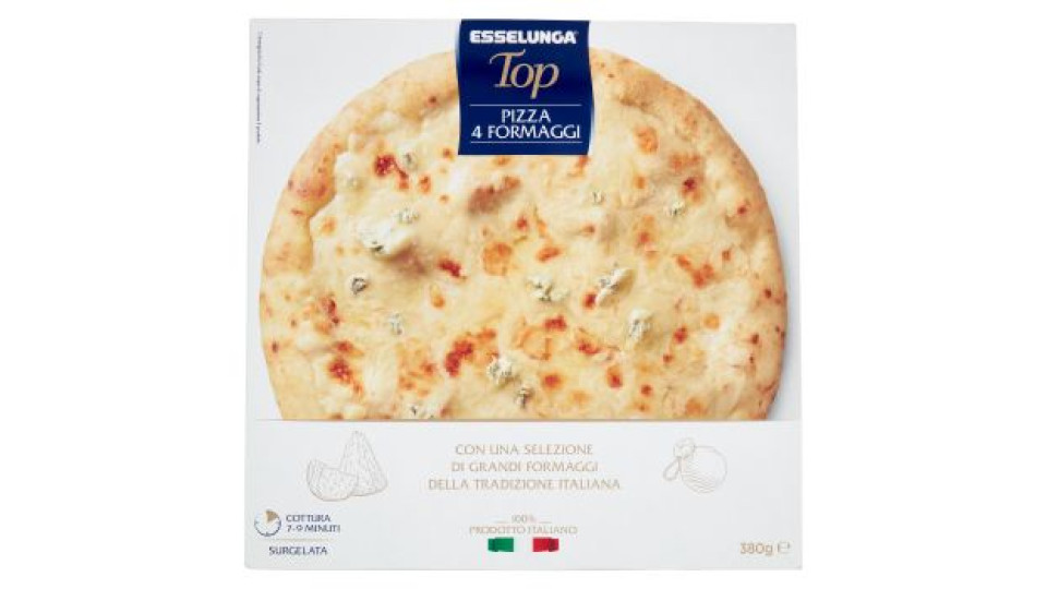 Esselunga Top, pizza 4 formaggi surgelata