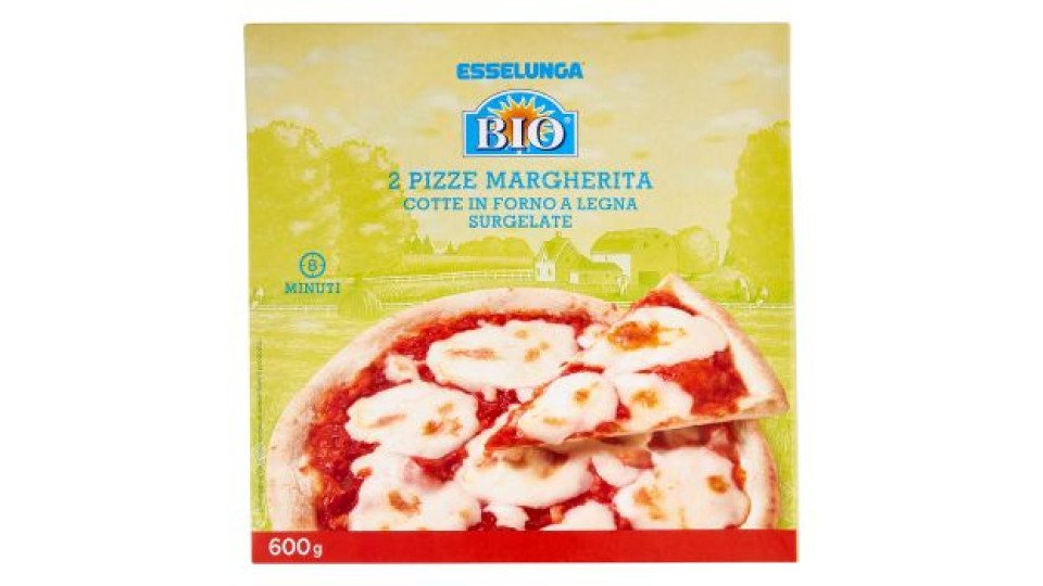 Esselunga Bio, pizze Margherita biologiche surgelate