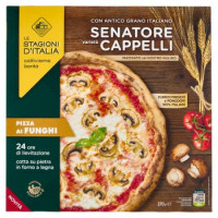 Le Stagioni d'Italia Pizza ai Funghi Senatore varietà Cappelli 370 g