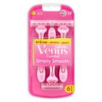 Gillette Rasoio da Donna Usa e Getta Venus3 Sensitive - 4 Rasoi + 2 Gratis = 6 Rasoi