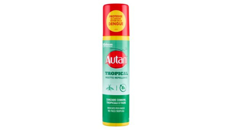Autan Tropical Spray - Insetto Repellente - 1 Confezione